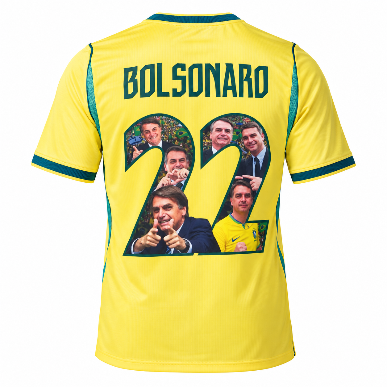 Camisa Brasil 2026 Personalizada Bolsonaro 22