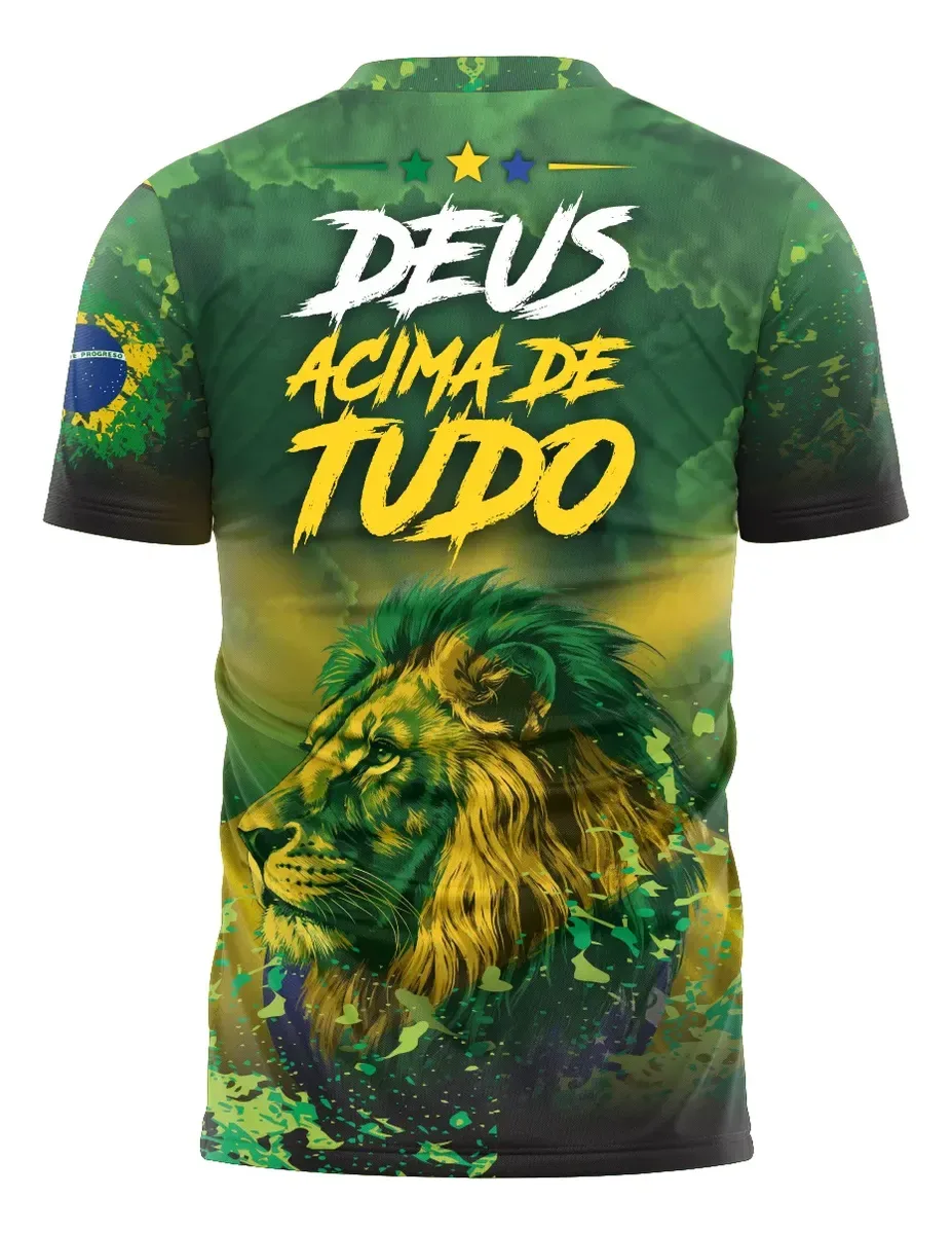 Camisa Sou Patriota Full Print 3D Brasil - foto 6