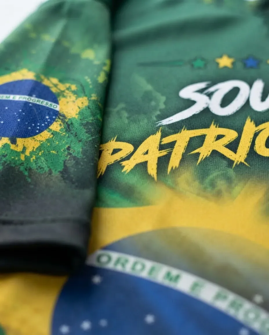 Camisa Sou Patriota Full Print 3D Brasil - foto 7