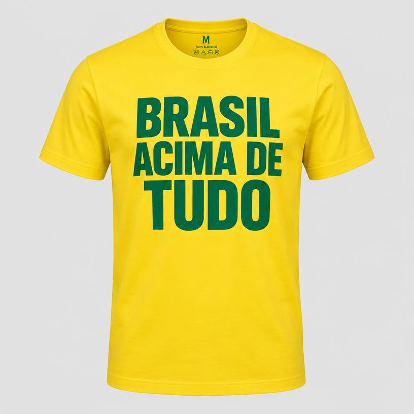 Camiseta Brasil Acima de Tudo